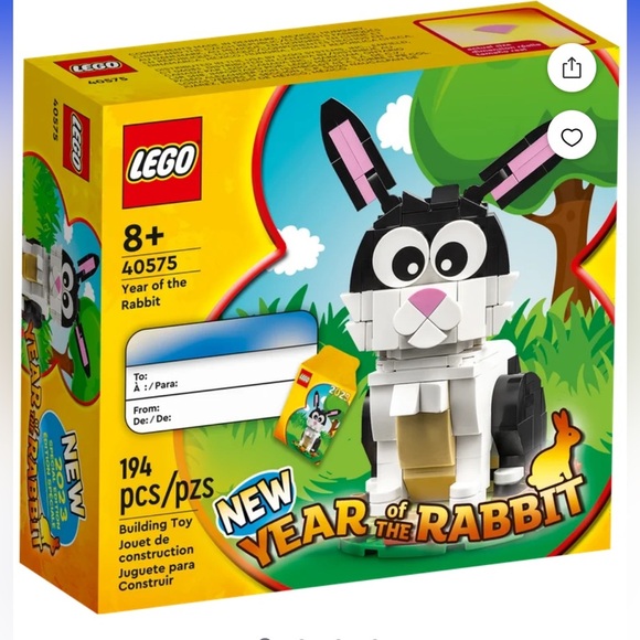 NWT Lego New Year of the Rabbit ages 8+ - Picture 1 of 3